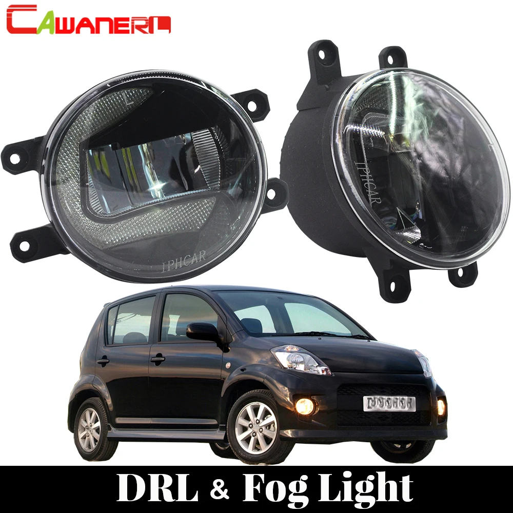 Cawanerl Автомобильный светодиодный противотуманный фонарь светильник дневного