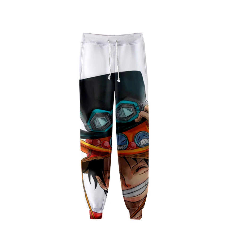 

One piece anime 9-point pants men and women casual cartoon trousers hot sale 2020 boys and girls casual pants couple pants