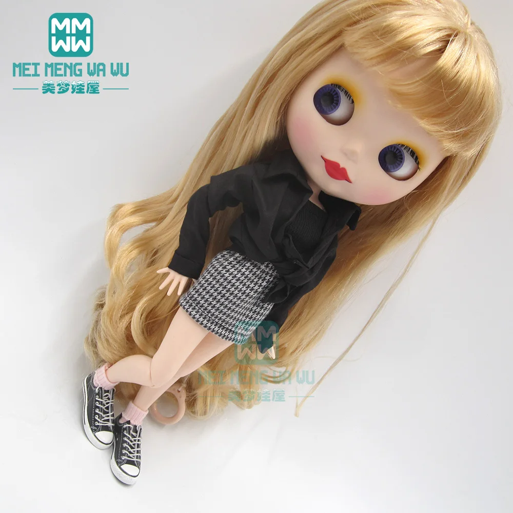 Одежда для куклы подходит 1/6 28-30 см blyth Azone OB23 об24 Сексуальная тройка, короткая юбка, рубашка