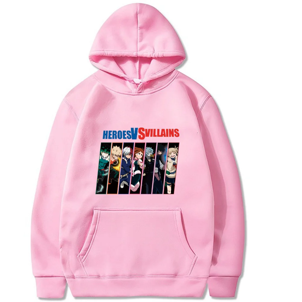 

Hot Japanese Anime My Hero Academia Hoodie Pullovers Tops Long Sleeves Unisex