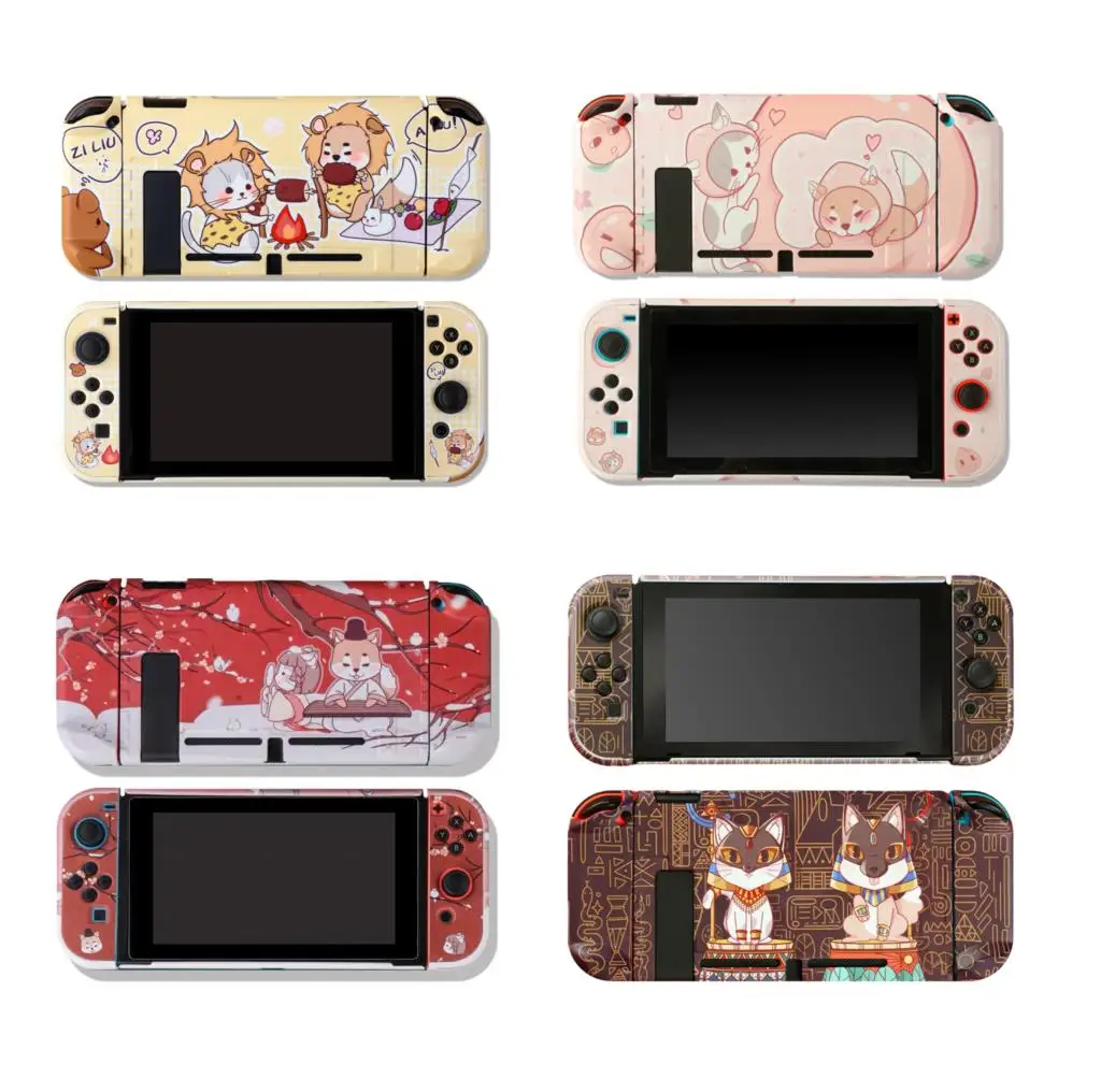 

Hard Case Protective Cover Crystal Shell for Nintend Switch NS Joy-con Front Back Protector Housing Skin Thumb Stick Grips Cap
