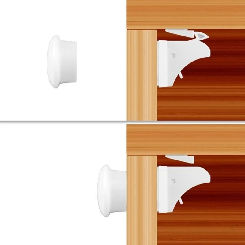 Детский/детский шкафчик/замок шкафа 10 клейких замков и 2 netic Key быстрый/не