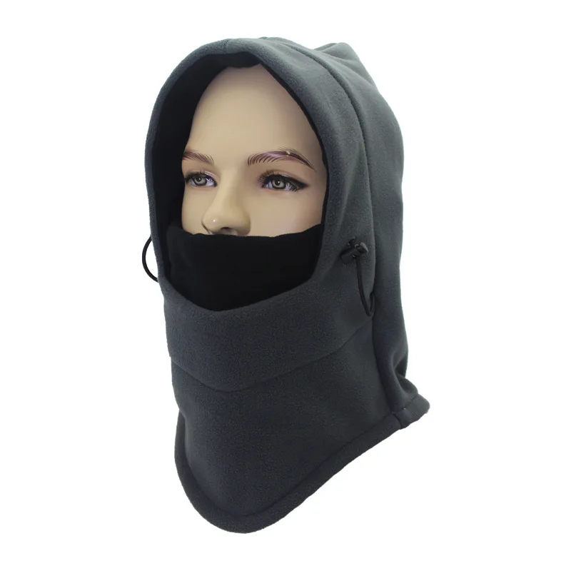 Sireck, кепка для бега,, зимняя, флисовая, тепловая, дышащая, водонепроницаемая, для шоссейного велосипеда, велосипеда, мотоцикла, бега, велоспорта, шапка для мужчин, Gorra - Цвет: B11143 Grey