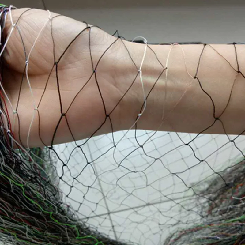 Сетка для защиты от птиц полуготовая рыболовная сеть колышка сетки разведения