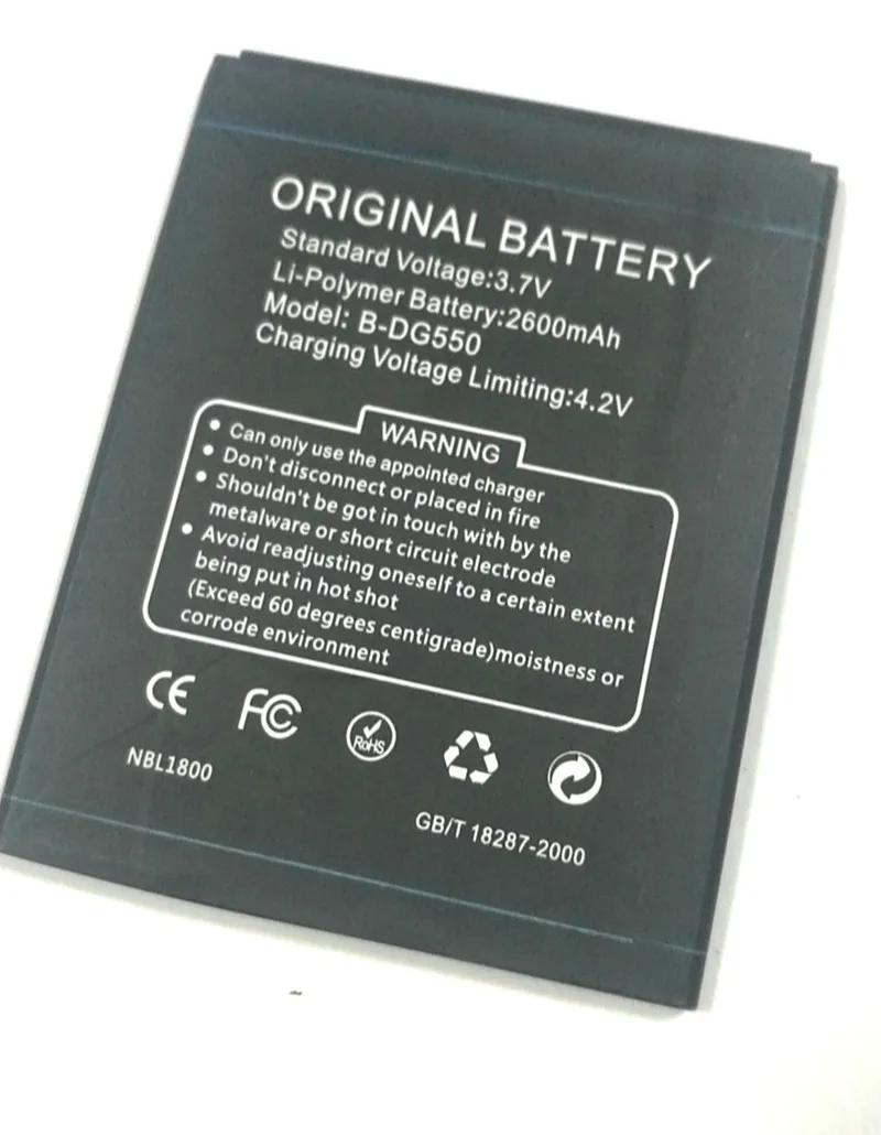 

New 3000mAh B-DG550 High Quality battery for DOOGEE DAGGER DG550 cell phone