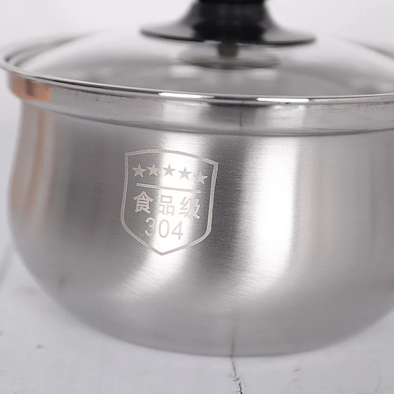 Кастрюля для супа из нержавеющей стали с крышкой|Кастрюли и бульона| |