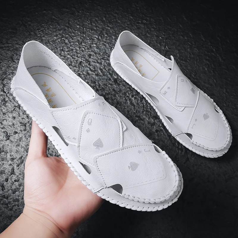 

Casual Leather Man Shoe Comfortable Casual Shoes Men Breathable Sneaker Causal For Black Sneakers Fashion Light Man Shoe