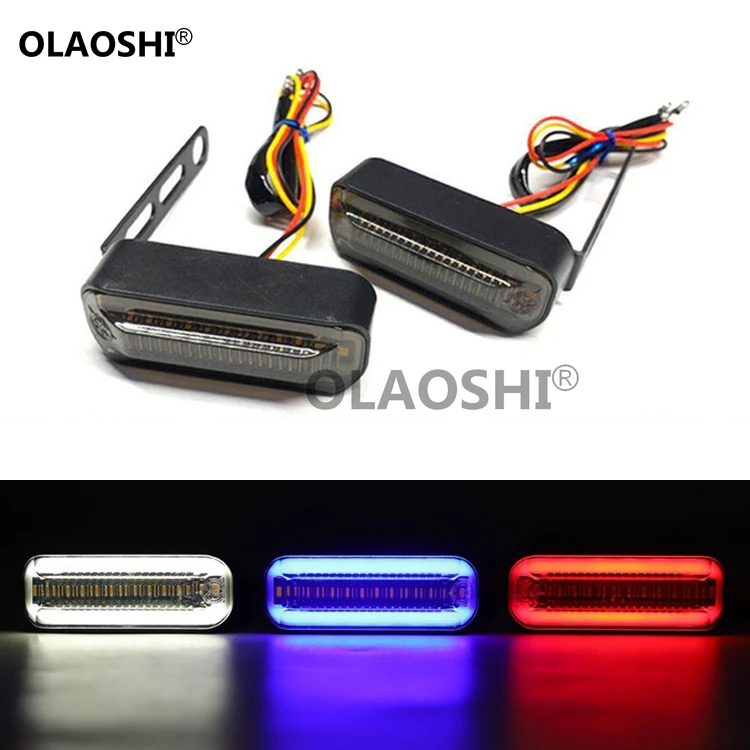 Двойной Цвет дневного света DRL светильник s Электрический велосипед DC 12V