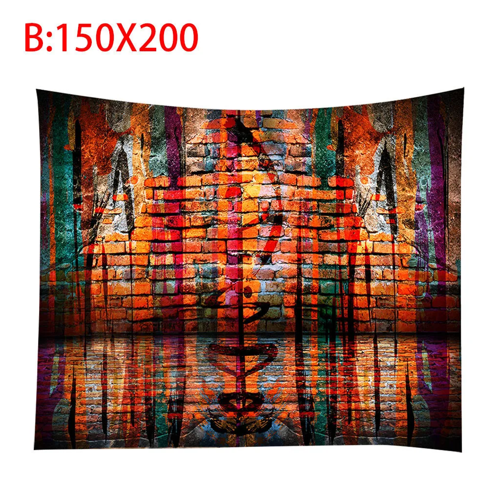 Винтажная карта мира настенные гобелены подвесной хиппи гобелен покрывало