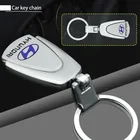 Стайлинг металлический автомобильный брелок для ключей аксессуары для Hyundai elantra tucson sonata Tucson 2017 Creta Kona IX35 Solaris Accent I30