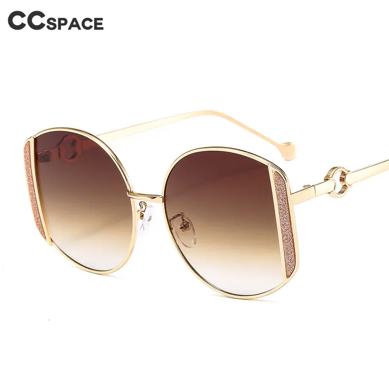 46270 металлическая оправа круглые роскошные солнцезащитные очки для мужчин и