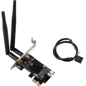 Настольный Беспроводной Wi-Fi Bluetooth адаптер DIEWU, сетевая карта, адаптер PCIe на M.2, Wi-Fi адаптер для NGFF M.2