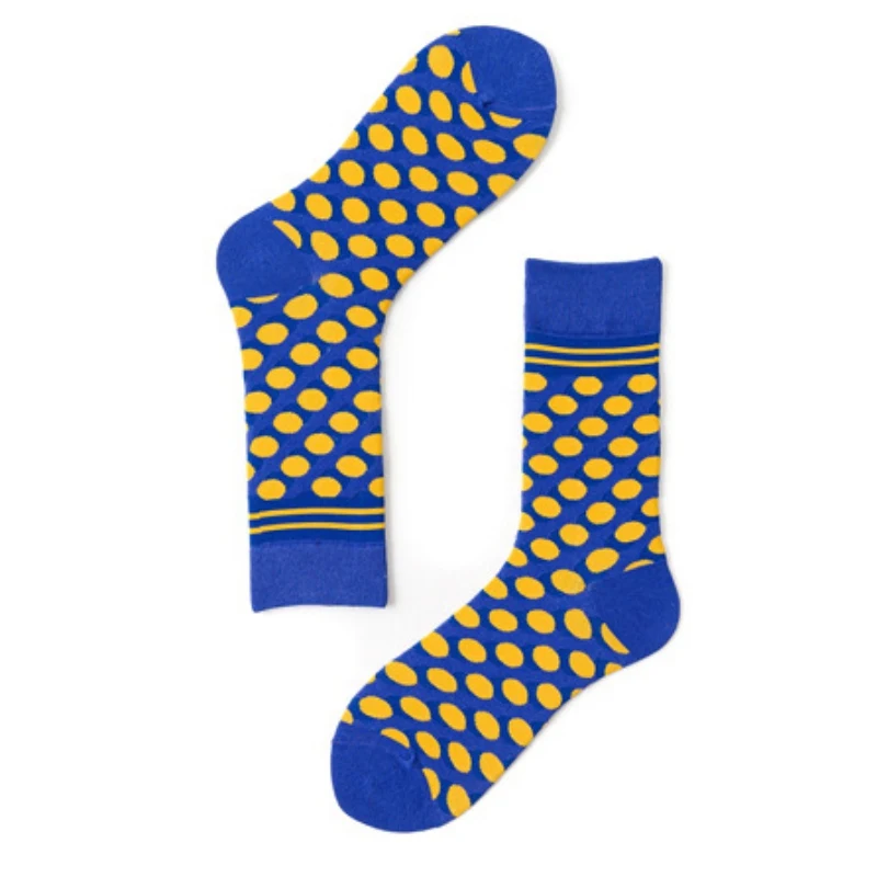 Хип-хоп Дамская мода Harajuku уличные носки унисекс забавные мужские счастливые