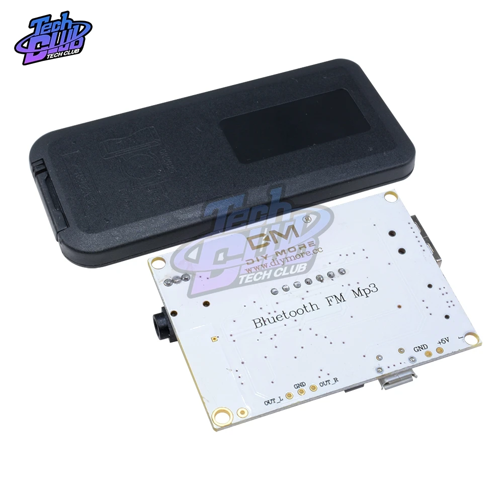 Цифровой светодиодный дисплей беспроводной Bluetooth FM MP3 декодирующая плата TF Micro SD