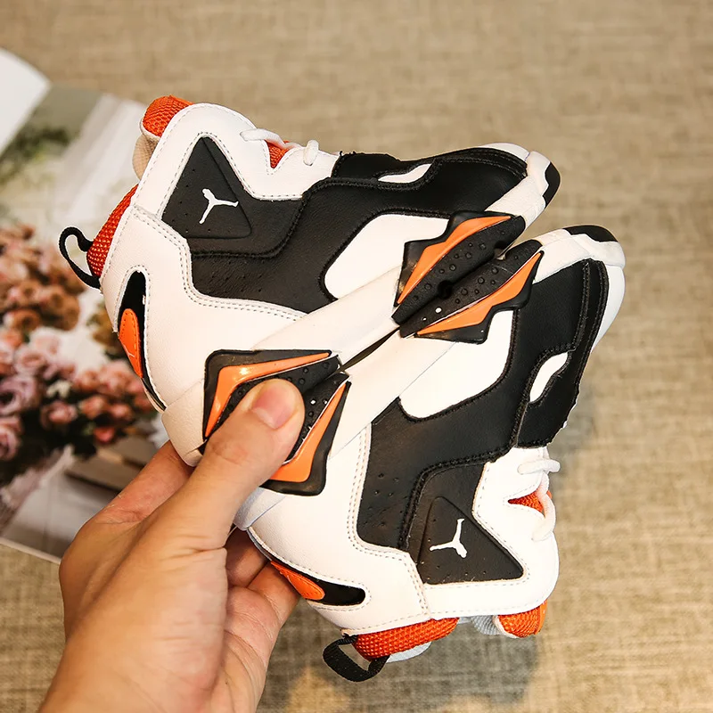 Баскетбольные кроссовки для мальчиков мягкие Нескользящие Спортивная Удобная