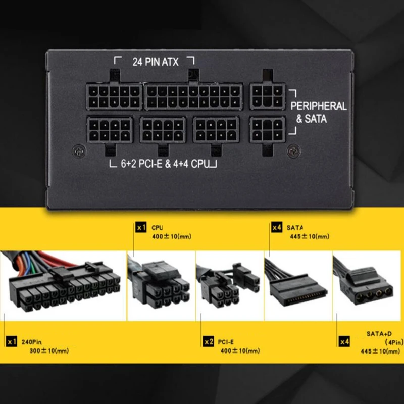 Новый оригинальный блок питания для Corsair Brand SFX 2080 570X полный модуль 80plus ЗОЛОТОЙ