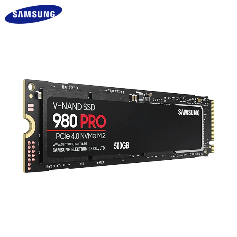

Внутренний твердотельный диск Samsung 980 Pro SSD 250 ГБ 500 Гб PCIe 4,0 NVMe M.2, высокоскоростной жесткий диск 1 ТБ для ноутбука, настольного ПК