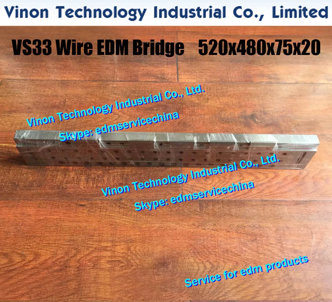 VS33 Wire EDM Bridge L=520x480x75x20+5Lmm прецизионный мост для резки проволоки длиной 520 мм