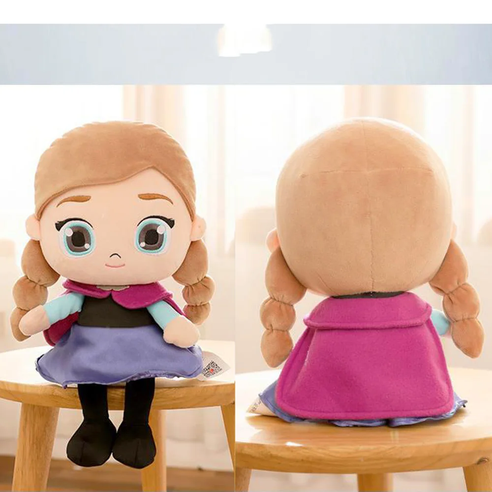 

Disney Frozen 2 Elsa Anna Princess Snow Queen Princess Anna Elsa Doll Toys Stuffed Frozen Plush Kids Gift