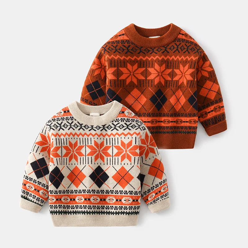

Toddler Boys Sweaters Kids Boys Girls Sweaters Clothes Baby Toddler Sweater Coats Children Fall Tops Pullovers Knitted Sweater