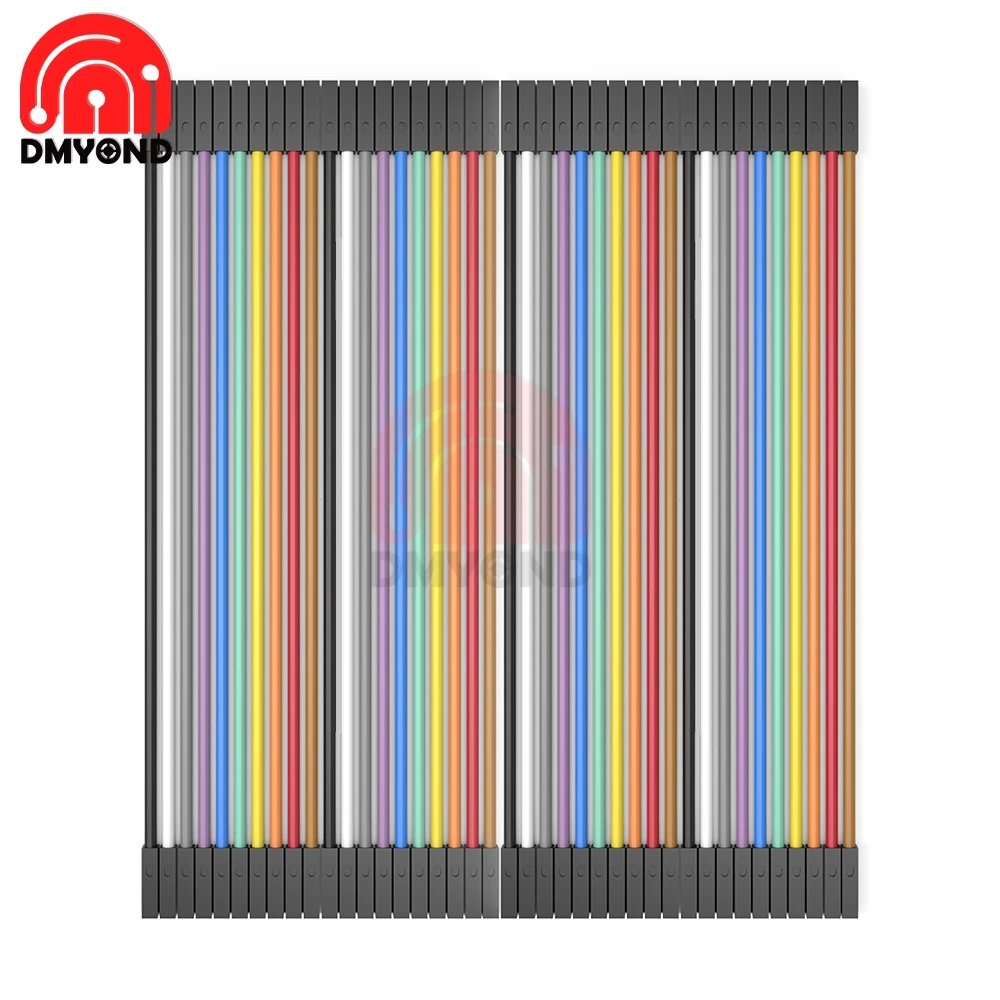 40 PIN Rainbow Cable Dupont Jumper Wire Line 20CM Female to Copper PCB DIY KIT Connectors | Обустройство дома