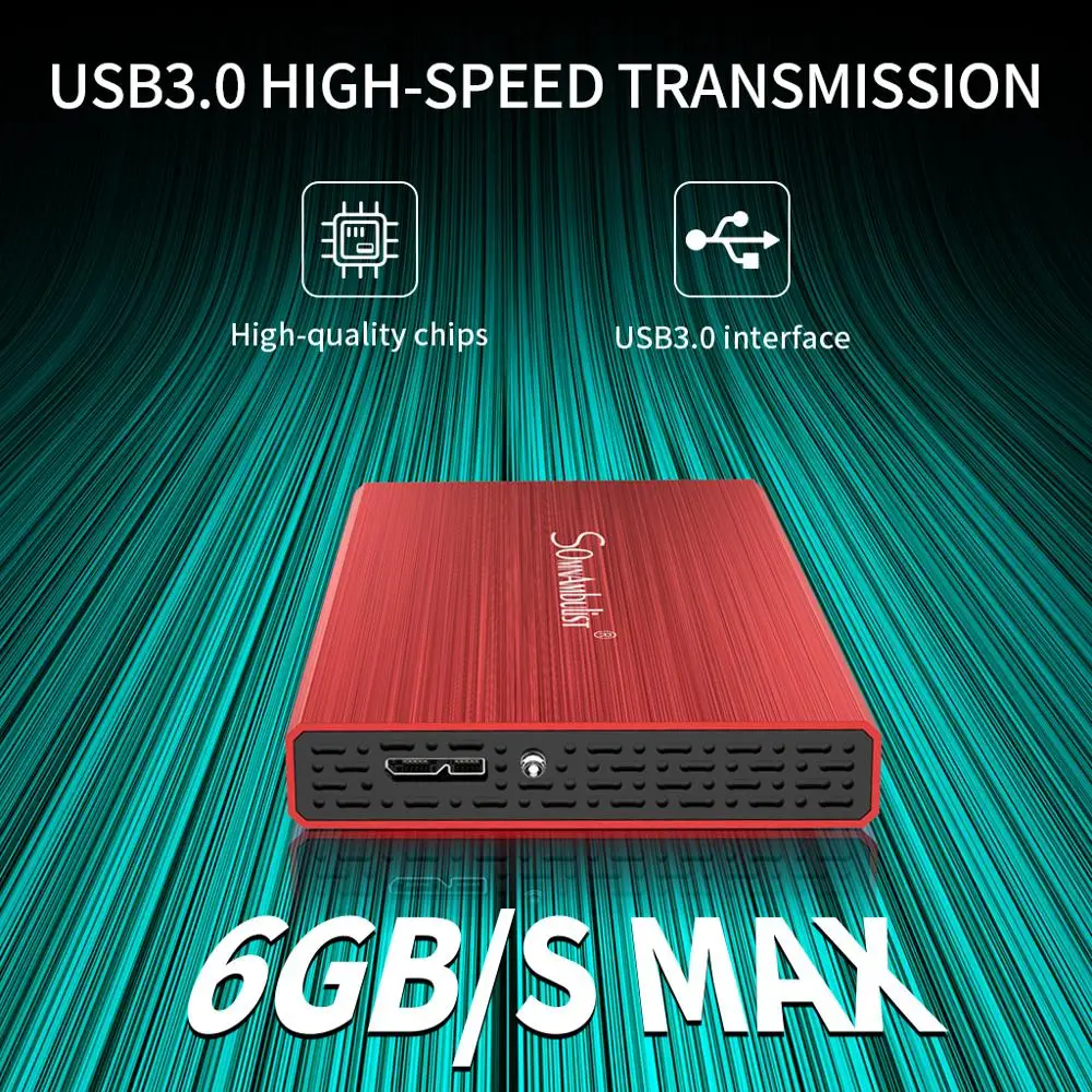 SOMNAMBULIST внешний жесткий диск 500 Гб 2 5 дюймов USB 3 0 оригинальный HDD для ноутбука
