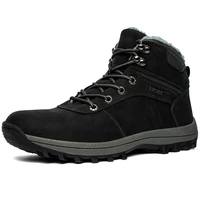 mens and womens high top snow boots cotton shoes winter plus velvet warmth leisure outdoor hiking leisure sports shoes