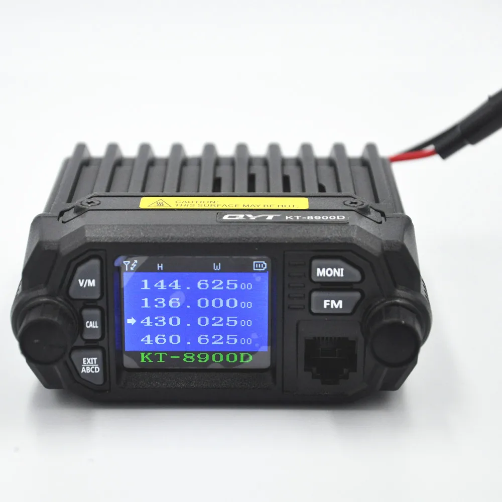 QYT Mini KT-8900D Двухдиапазонная 136-174/400-480 МГц высокая мощность 25 Вт ЖК-дисплей