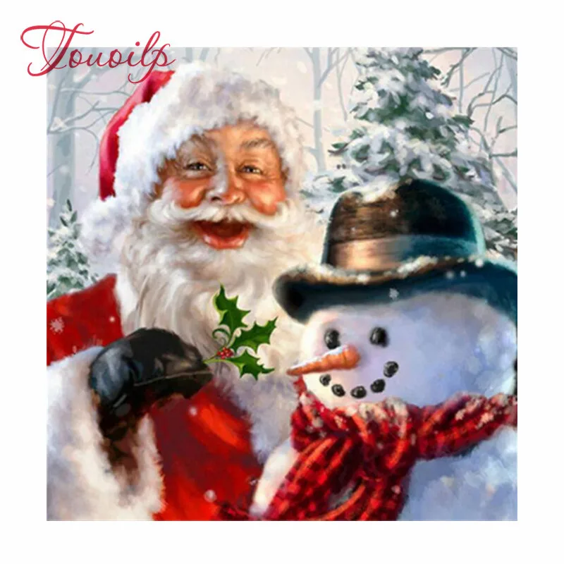 5d алмазная живопись полная выкладка квадратный Санта-Клаус вышивка стразы