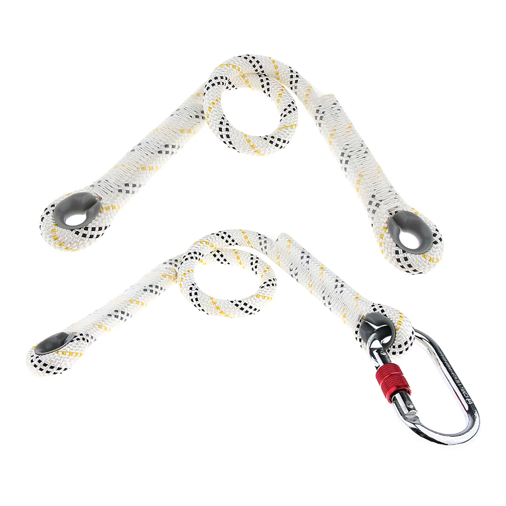 Outdoor Rock Climbing Diameter 16mm Prusik Swen Eye-to-Eye Pre-Sewn Utility Cord Rope