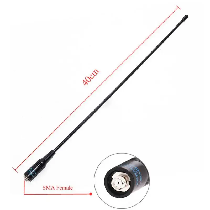 

NA-771 SMA-Female Dual Band 10W Antenna For Baofeng 144/430Mhz 10W High-gain UV Antenn G0J3