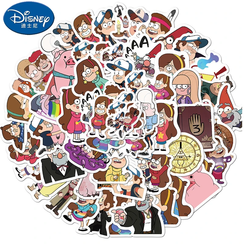 Случайный/упаковка в виде милого героя аниме Гравити Фолз наклейки