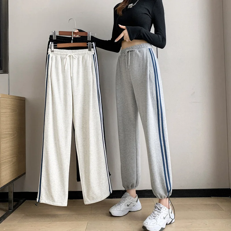 

Casual Pants Sports Pants Female Loose-Fit Tappered Trousers