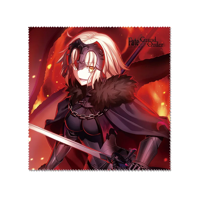 

15*15 см смешанный стиль 2 шт. аниме Поклонники подарок Fate Grand Order Ткань для протирки экрана телефона