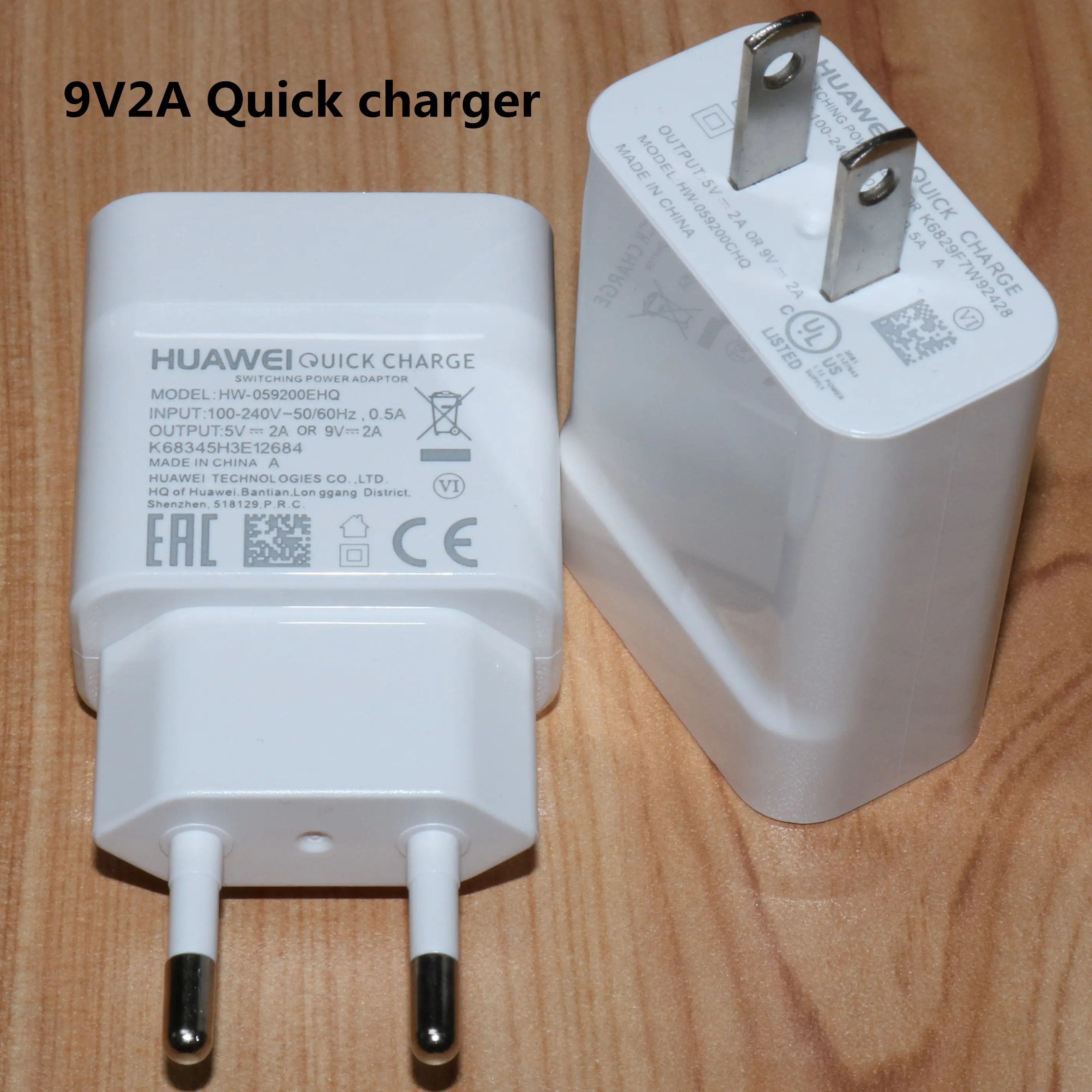 Оригинальное зарядное устройство Huawei P30 Lite быстрая зарядка 9 В/2 А адаптер питания