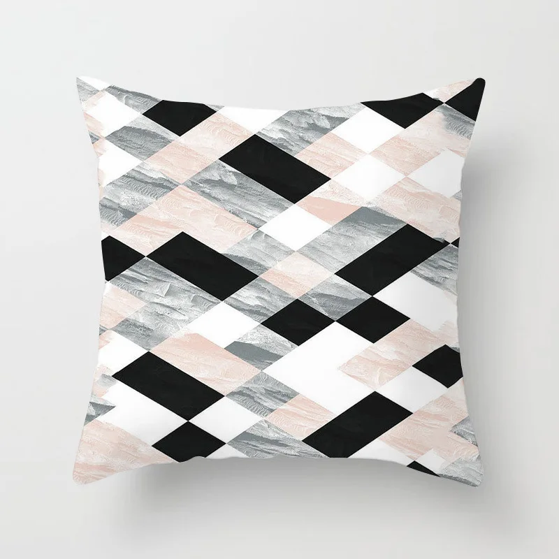 Распродажа 1 шт. Чехлы для подушек с геометрическим принтом полиэфирные диванов
