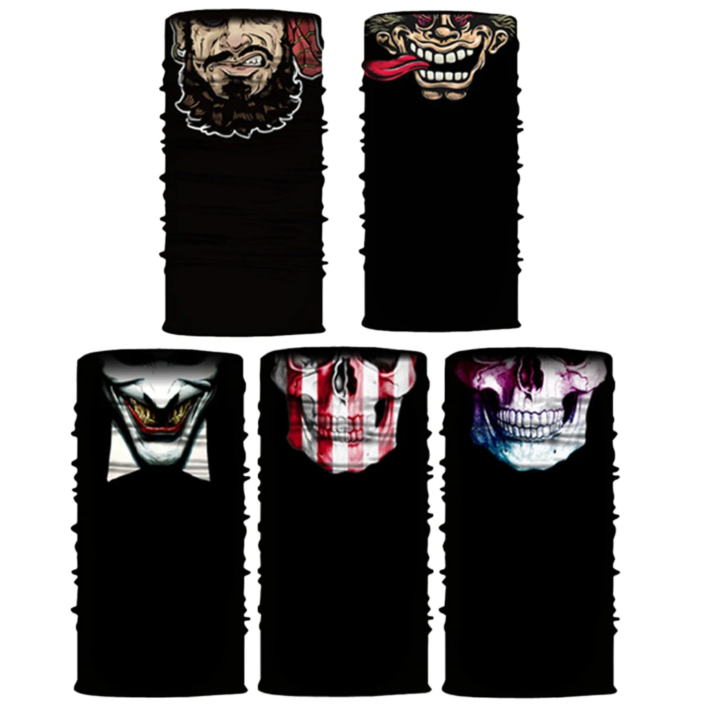 Мотоциклетная маска для лица многоцелевого использования Головные уборы на