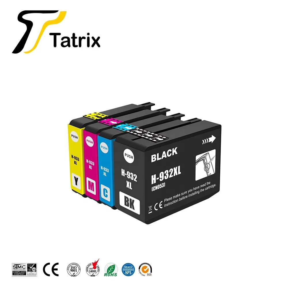 Сменный картридж Tatrix hp 932XL 933xl для принтера HP 932 6100 6600 6700 7110 7510 7600 | Компьютеры и офис