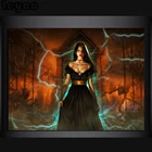 5D сделай сам, вампир у ворот, искусство, алмазная живопись, темная леди, полная вышивка, наборы для вышивки крестиком, мозаика, домашний декор