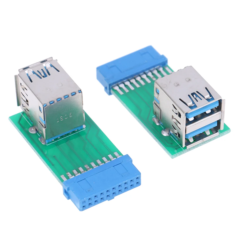 1 шт. материнской платы 20Pin Заголовок 2 Порты и разъёмы s USB 3 0 Тип женский
