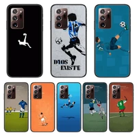 football phone case cover hull for samsung note20 10 9 8 4 pro plus black prime soft bumper transparent