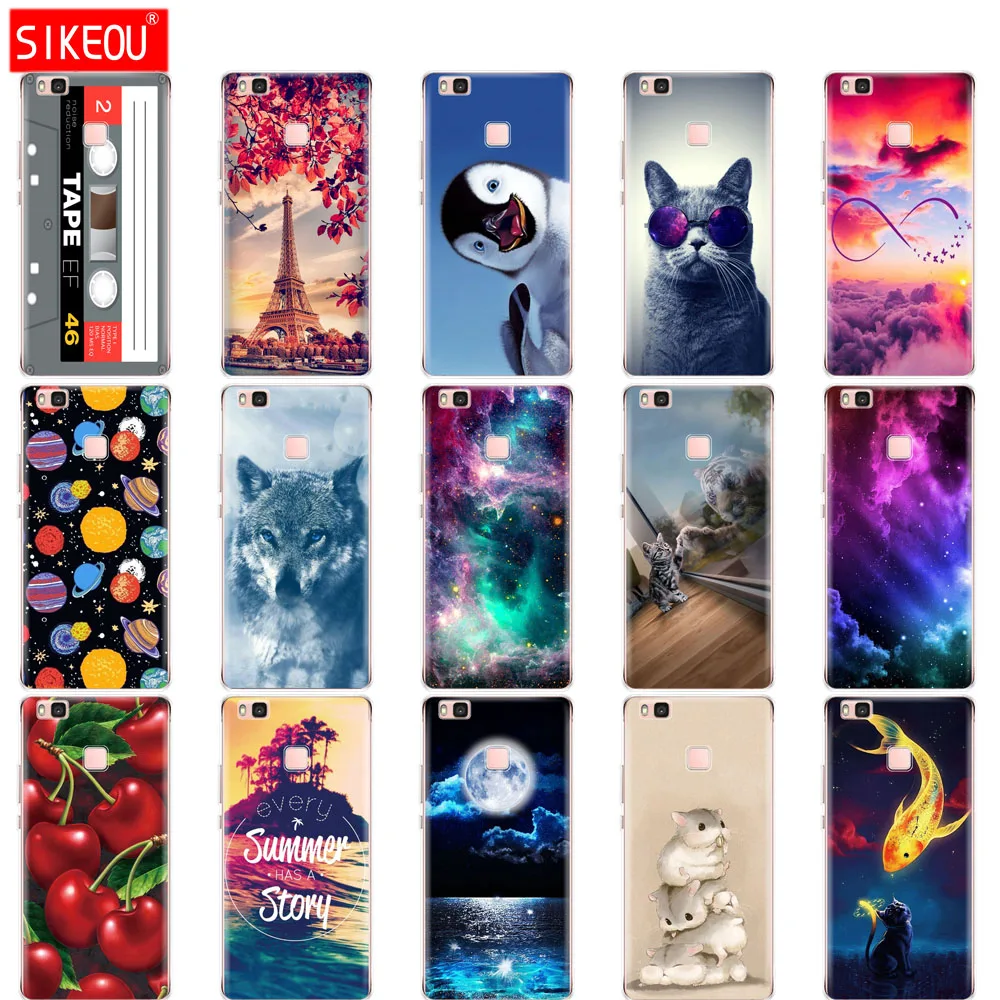 Чехол для huawei P9 LITE 2016 чехол силиконовый мягкий корпус p9 PLUS Мягкий ТПУ