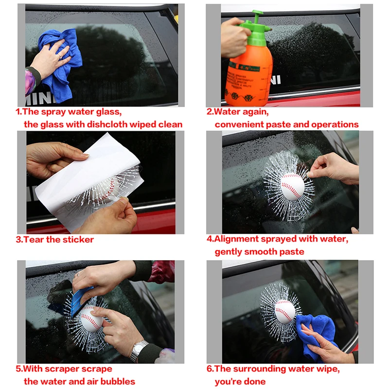 3D наклейки для автомобиля забавные автостайлинг шарики наклейка на кузов и окна