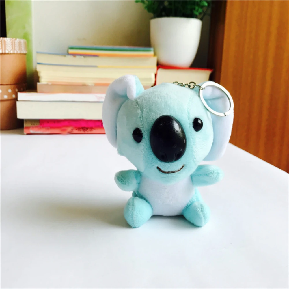 10 см милая мини фотополимерная пушистая кукла животное брелок подвеска для