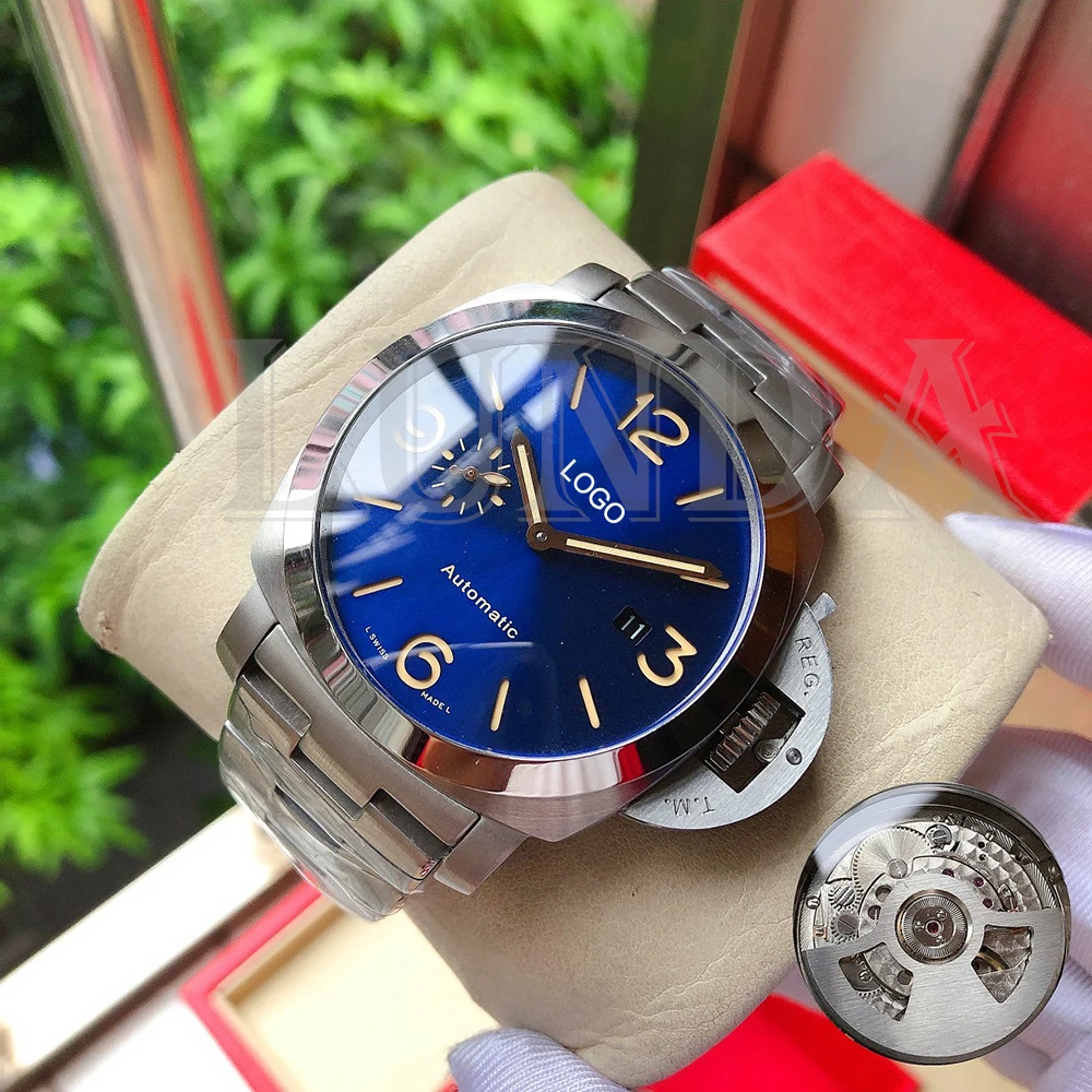 

PAM Men's Business Watch Silicone Band Luminous watch men Panera Waterproof Sport Chronograph Clock Relogio Masculino