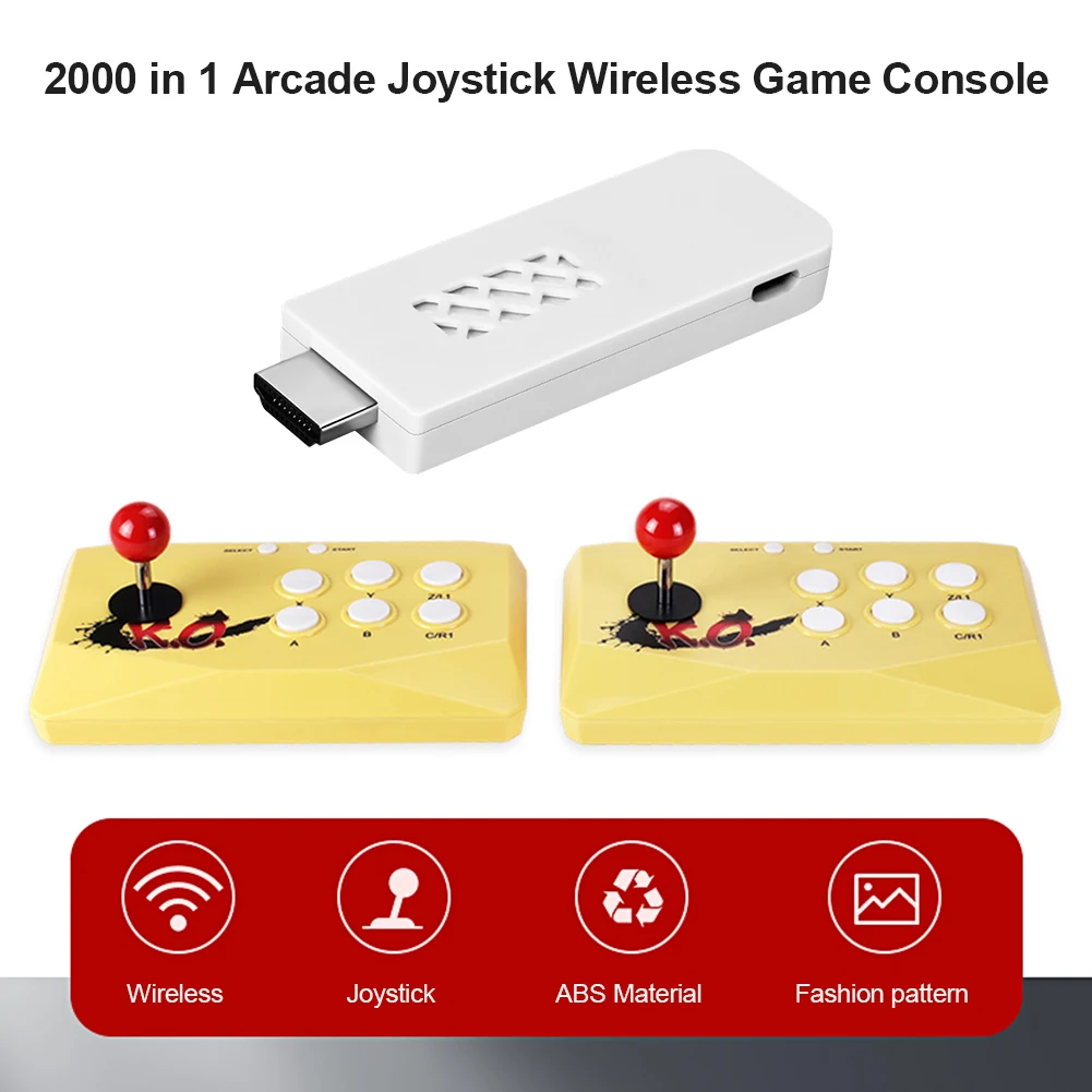 

Мини-Консоль игровая, 2000 классических игр, 2 джойстика