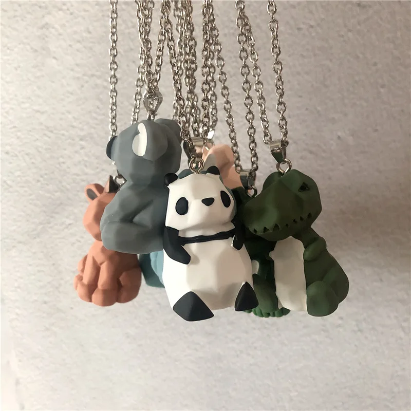 Мультфильм милые животные геометрические тангент самолет стерео подвеска