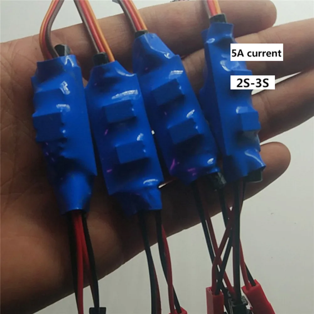 1S 2S 3S микро двухсторонний матовый регулятор скорости ESC 3 5 4 8 V 2A 5A для RC мини танка