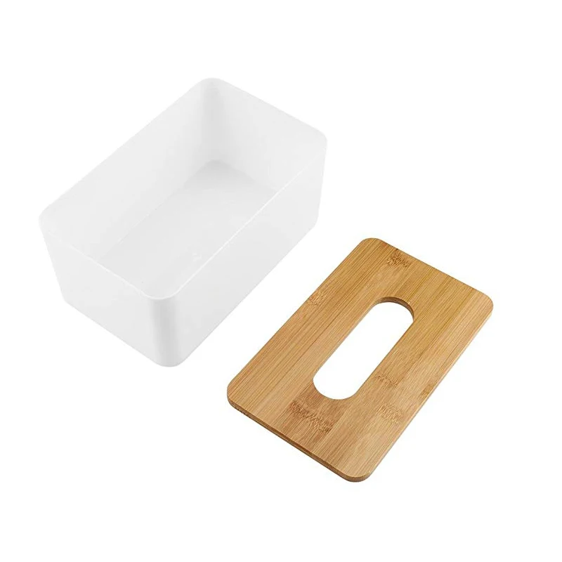 Деревянный Пластиковый тканевый ящик из твердой древесины для домашней кухни