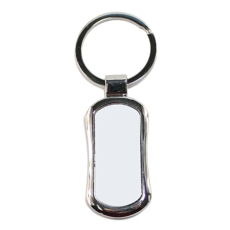 

Sublimation Blanks Keychains Metal Round Key Rings for Heat Press Jewelry Making